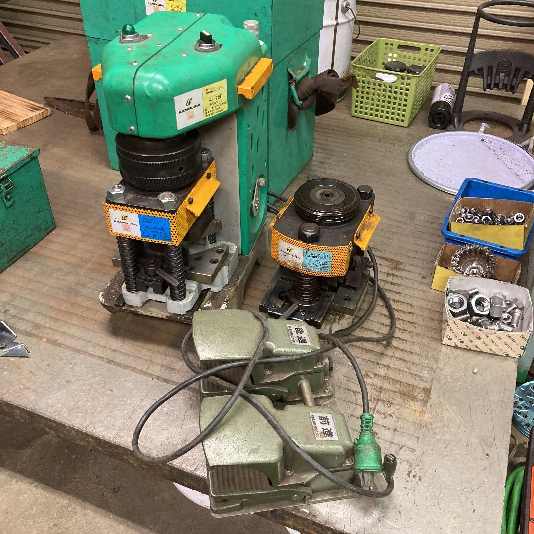 Yahoo!オークション - 亀倉精機 アングル加工機 カリブjr KJ-75R Yahoo!オークション - 亀倉精機 アングル加工機 カリブjr KJ-75R