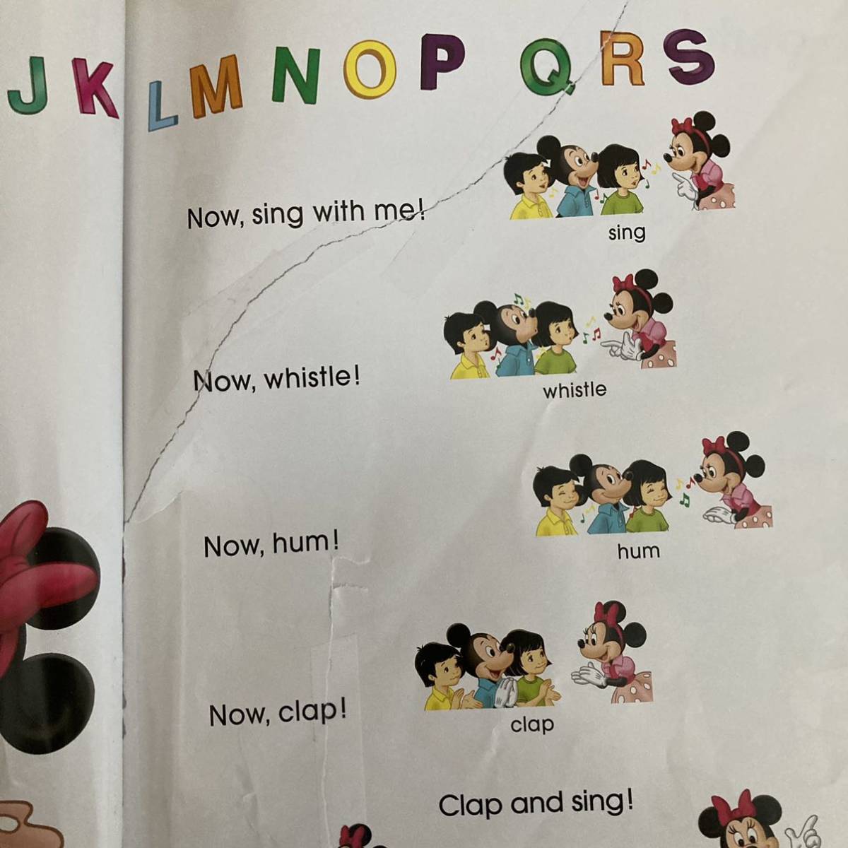 DWE Disney English system singa long picture book 4 pcs. set kids English Sing Along!