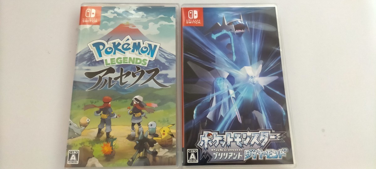 Nintendo Switch『Pokemon LEGENDS アルセウス』＆『ポケットモンスター ブリリアントダイヤモンド』
