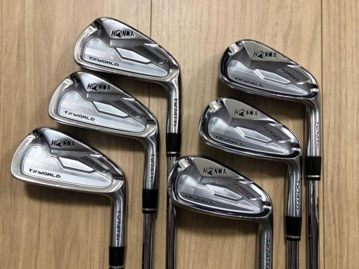 ホンマ アイアン 747Vx 5番〜10番 6本 モーダス3ツアーワールド fldf.ma