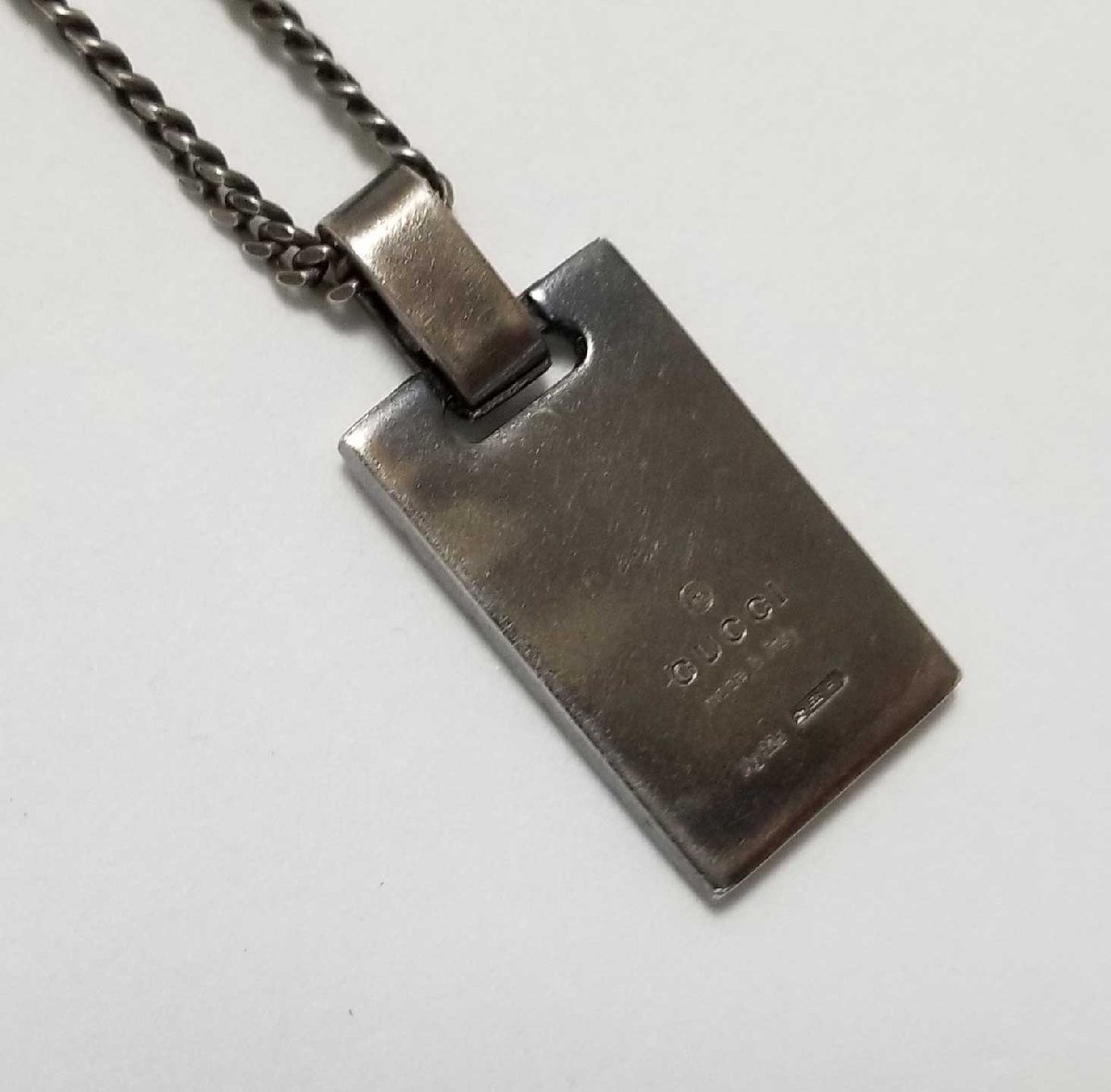 購入 グッチ ネックレス ディアマンテ ガンメタル GUCCI