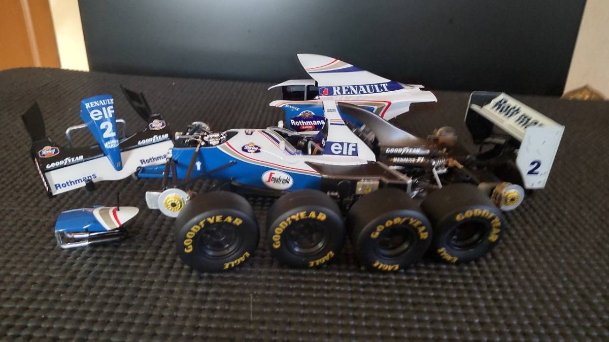 1/20 フジミ ウイリアムズ FW16 アイルトン・セナ ディティールアップ