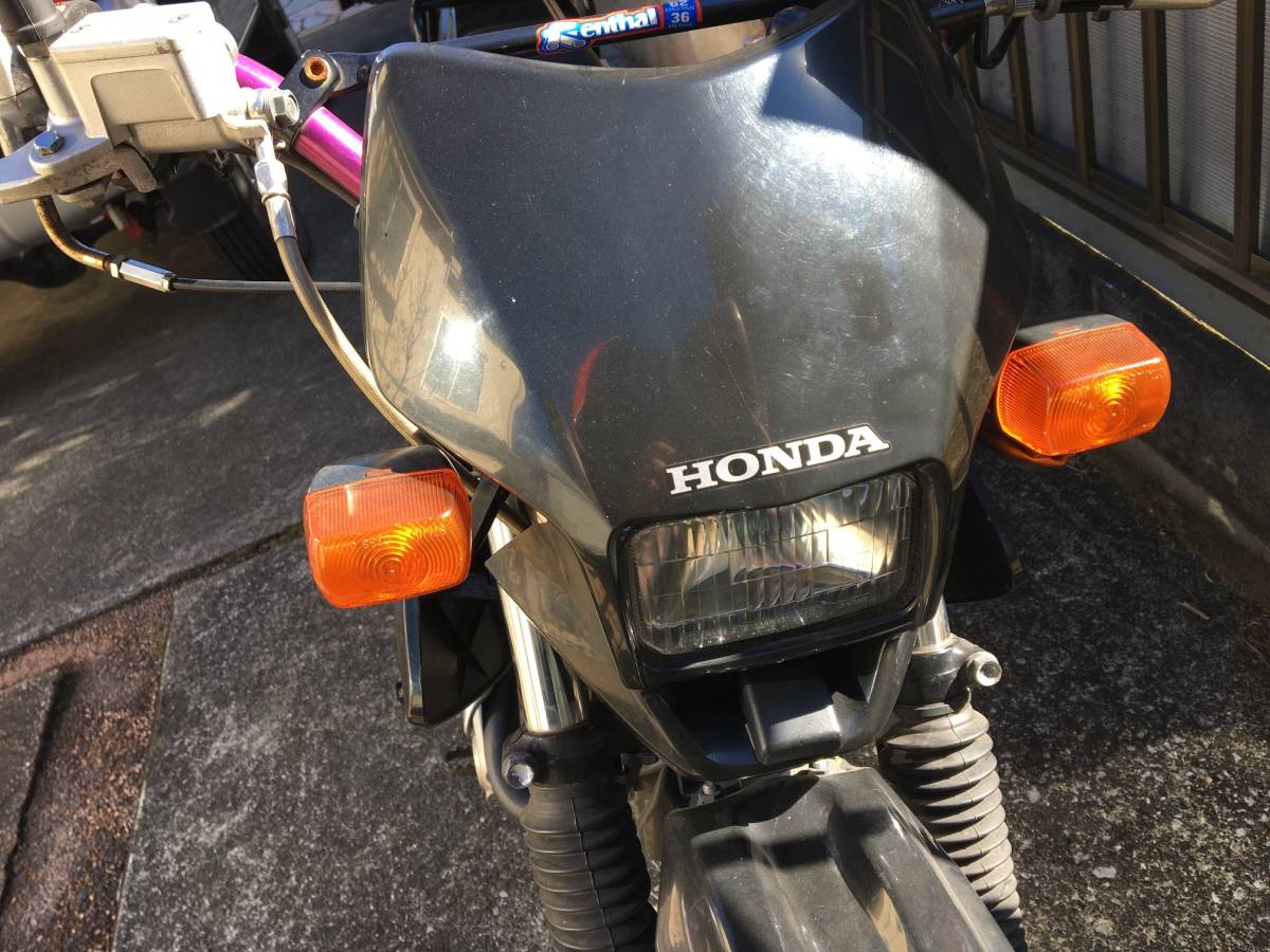 XR100モタード FTRの223ccエンジンスワップ 軽2輪登録 7