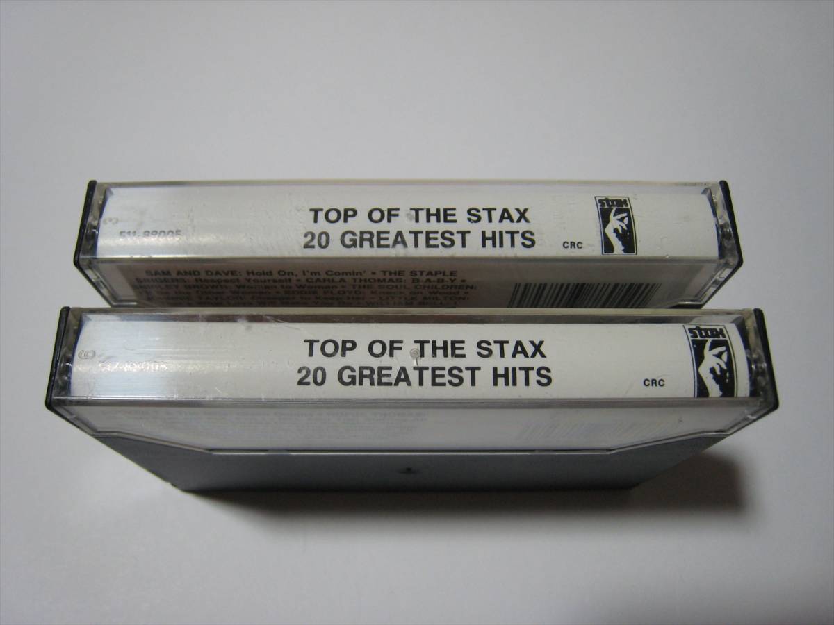 【カセットテープ】 V.A. (SAM & DAVE, OTIS REDDING 他) / TOP OF THE STAX 20 GREATEST HITS US版 2本組_画像3