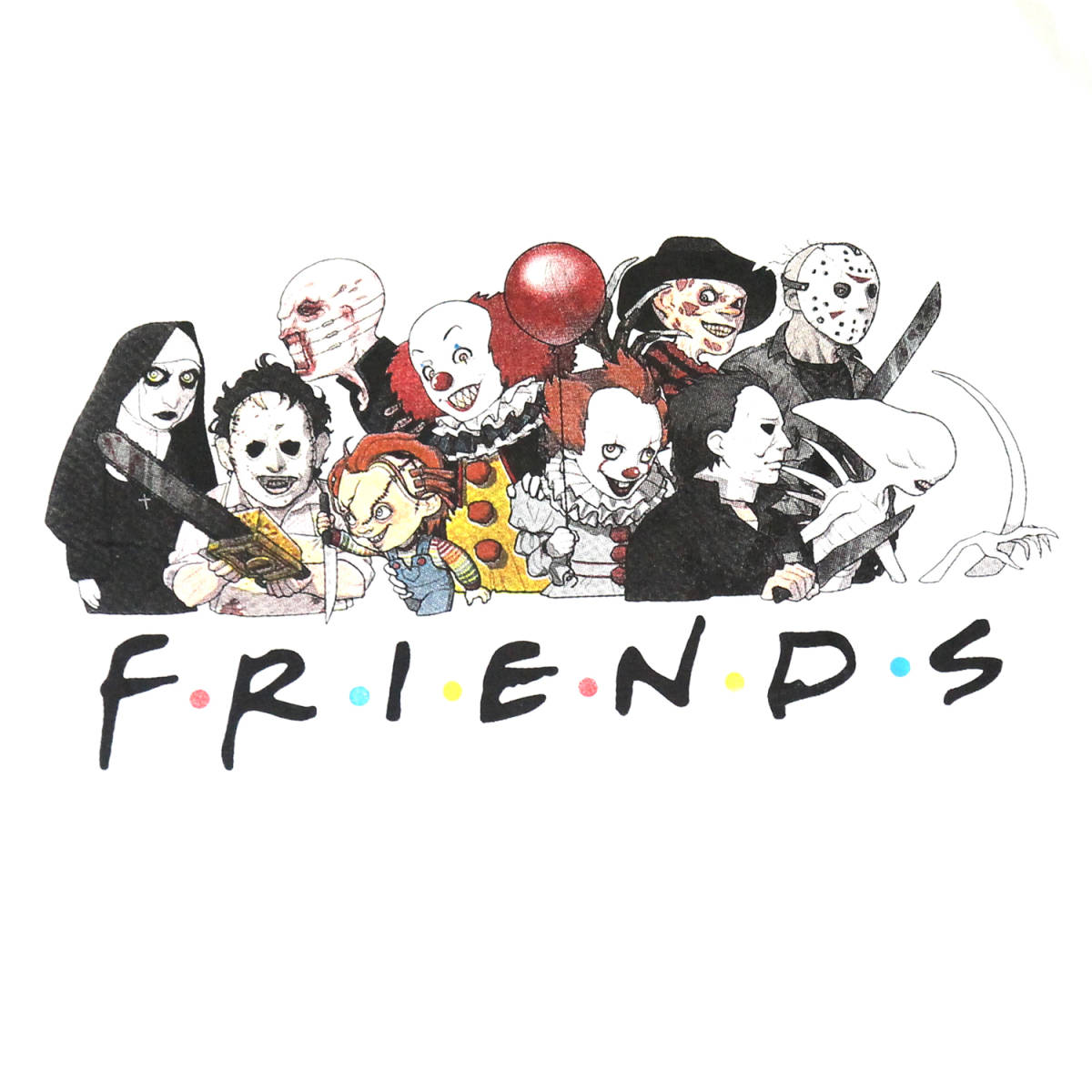 アメリカ ホラー映画 キャラ 子供 チャッキー IT フレディー 殺人鬼 カワイイ ストリート系 おもしろTシャツ メンズ 半袖☆tsr0782-wht-l(イラスト、キャラクター)|売買されたオークション情報、Yahoo!オークション(旧ヤフオク!) の商品情報をアーカイブ公開 - オーク アメリカ ホラー映画 キャラ 子供 チャッキー IT フレディー 殺人鬼 カワイイ ストリート系 おもしろTシャツ メンズ 半袖☆tsr0782-wht-l(イラスト、キャラクター)|売買されたオークション情報、Yahoo!オークション(旧ヤフオク!) の商品情報をアーカイブ公開 - オーク