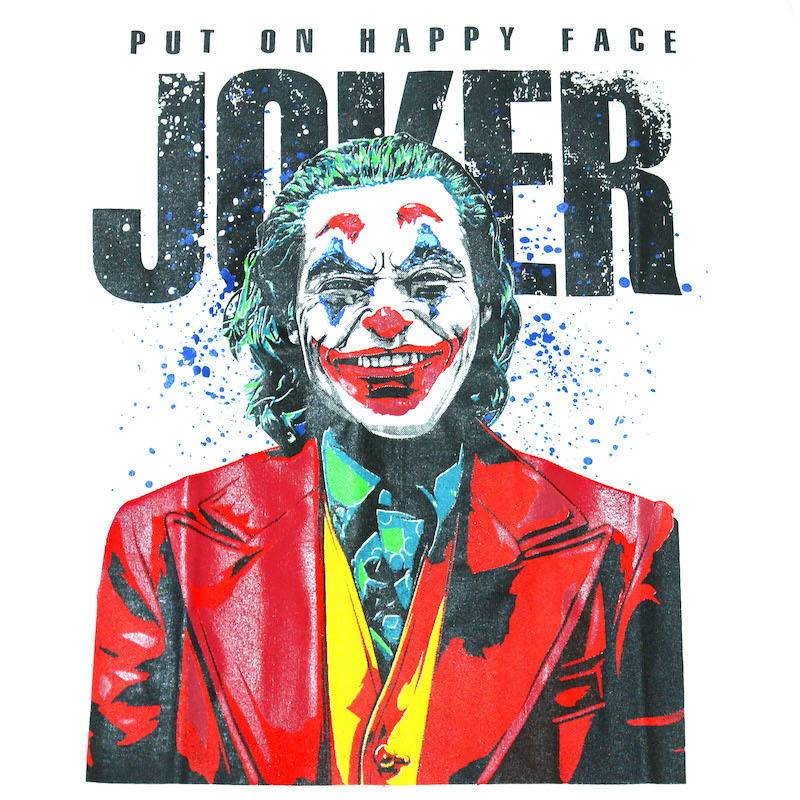 ジョーカー JOKER 映画 ホアキン・フェニックス おしゃれ ストリート系 おもしろTシャツ メンズ 半袖★tsr0476-wht-xl_画像2