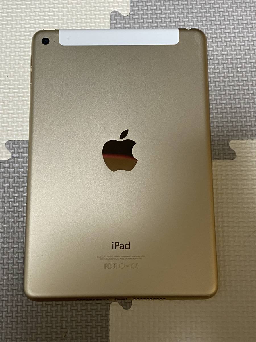 iPad mini4 WiFi+Cellular(simフリー) 16GB 充電353回 良品 初期保証有 送料無料 1円スタート　①_画像4