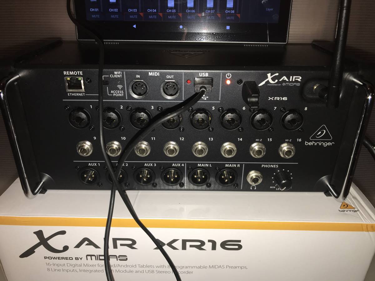 BEHRINGER ベリンガー X Air XR16 デジタルミキサー | cartimeexpress.com