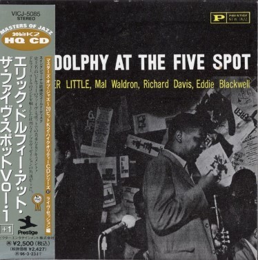 ■□Eric Dolphy エリック・ドルフィーAT THE FIVE SPOT VOL.1(紙ジャケ)□■_画像1