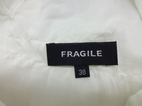 NZ016●FRAGILE フリル長袖トップス ホワイト●38●フラジール_画像5