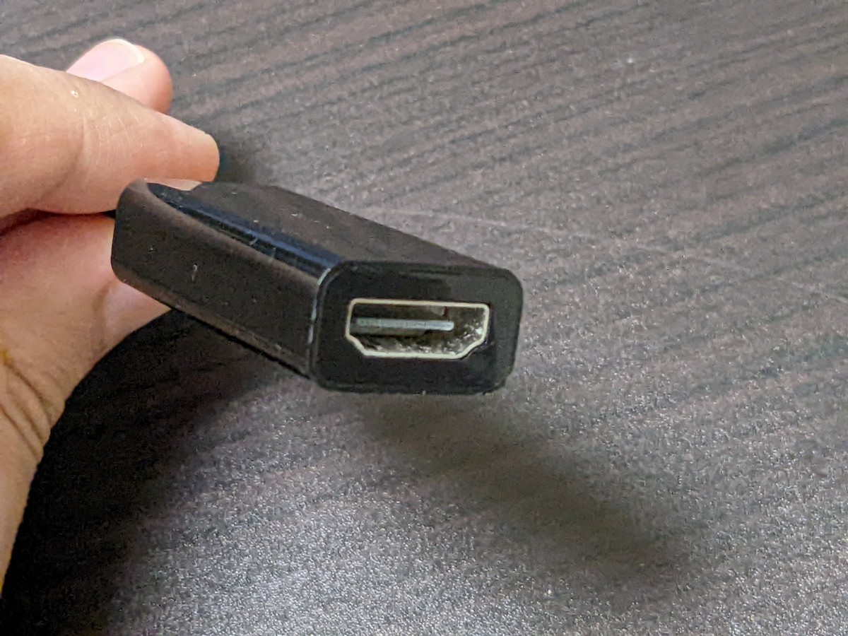 HDMI ディスプレイポート変換アダプタ 約23cm