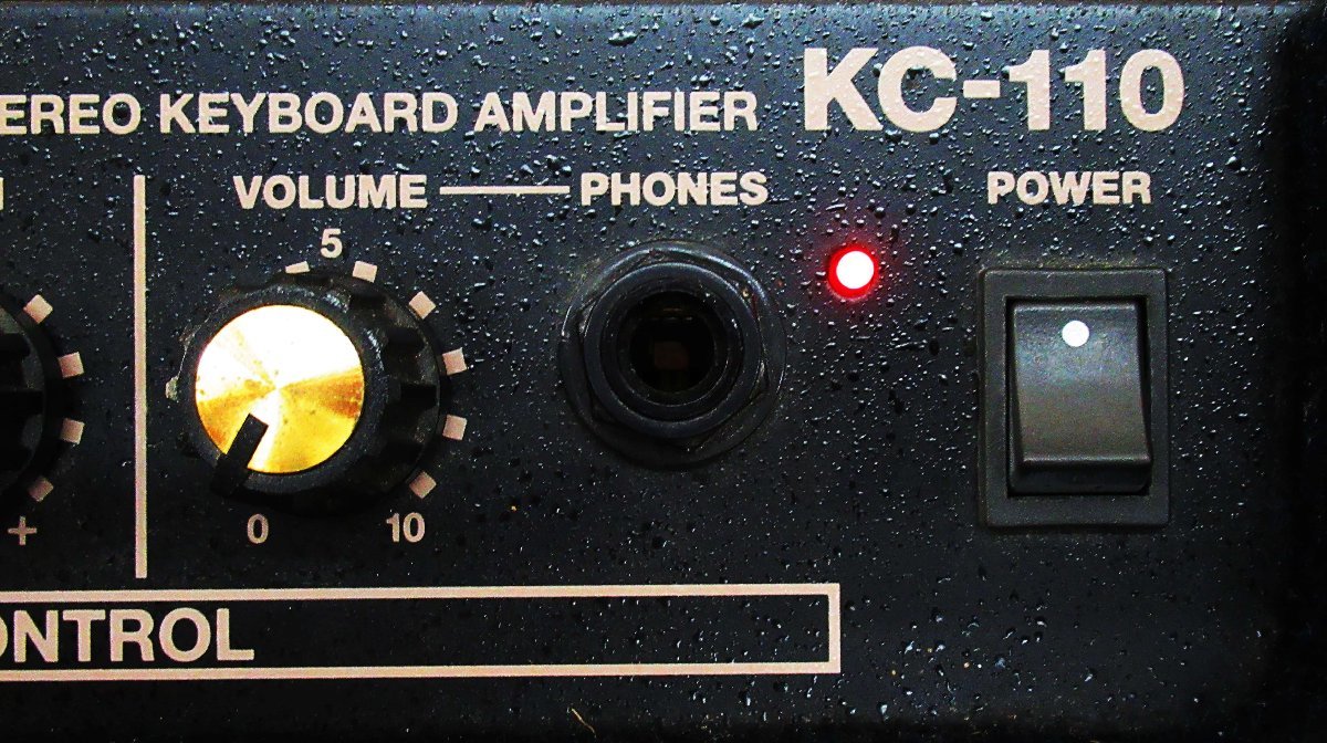 ☆Roland　ローランド　Stereo　Keyboard　Amplifier　ステレオキーボードアンプ　KC-110【現状品】_画像9