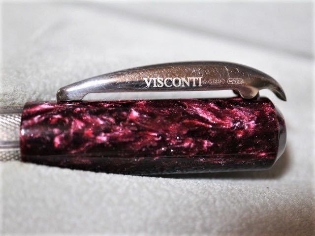 超美品 イタリア ビスコンティ 純銀 初期モデル Visconti RINASCIMENTO 14k M 万年筆_画像5