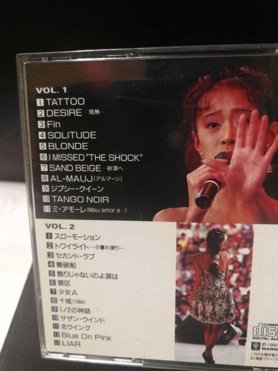 中森明菜　美品　イーストライヴ インデックス23　 ミュージック2CD　2022 0806出品　即決価格 匿名発送 曲目画像掲載 送料無料_画像1