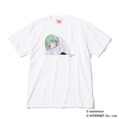 tamimoon 超Tシャツ (GUMI) Lサイズ The VOCALOID Collection Illustration ニコニコ超会議2022春 ニコニコ超会議 マンガート ビームス_画像1