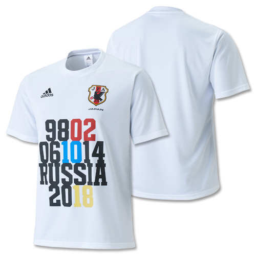 【Oサイズ XLサイズ】 サッカー 日本代表 adidas 突破記念 Tシャツ ロシア W杯 2018 2020年ロシアワールドカップ カタール_画像2