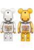 超合金 MY FIRST BE@RBRICK silver & GOLD Ver. 新品 medicomtoy exhibition 2017