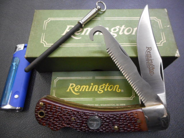 ナイフ　折り畳み　レミントン　REMINGTON R－３ 　シャープナー付き　コレクション