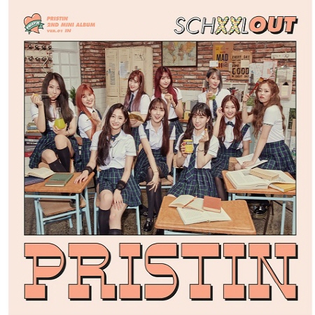 ◆Pristin 2nd Mini Album 『SCHXXL OUT』 IN ver. 全員直筆サイン非売CD◆韓国