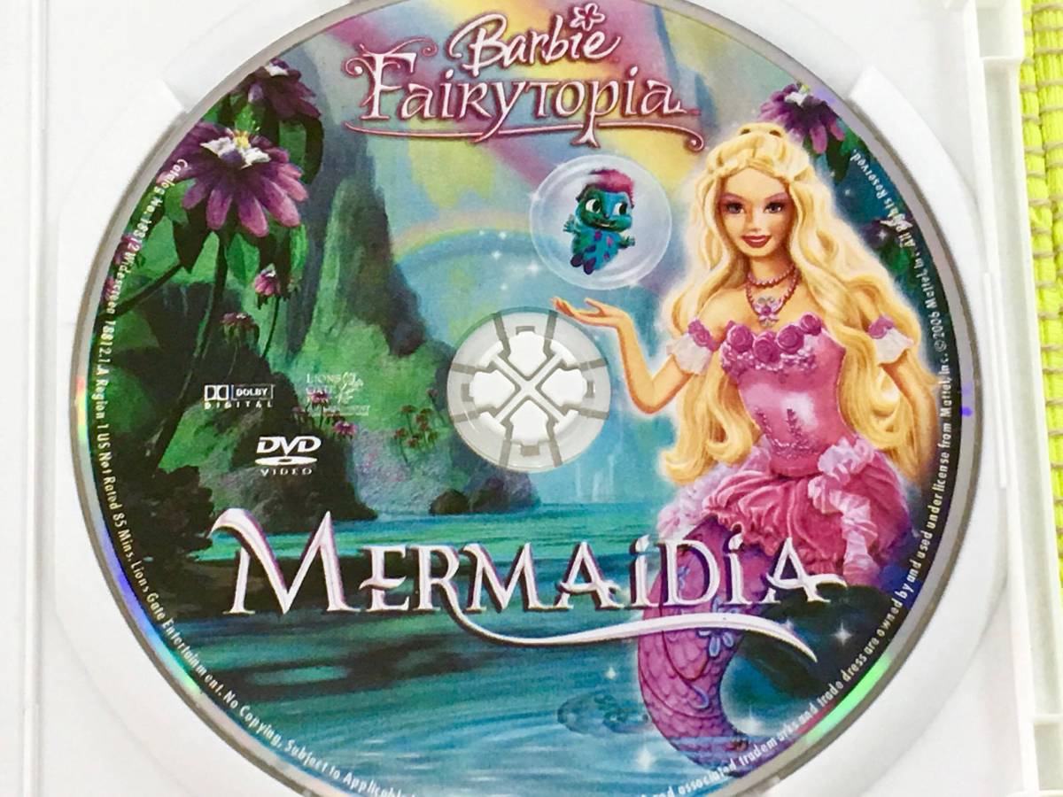 アメリカ製バービー英語版DVD・Barbie Fairytopia MERMAIDIA♪