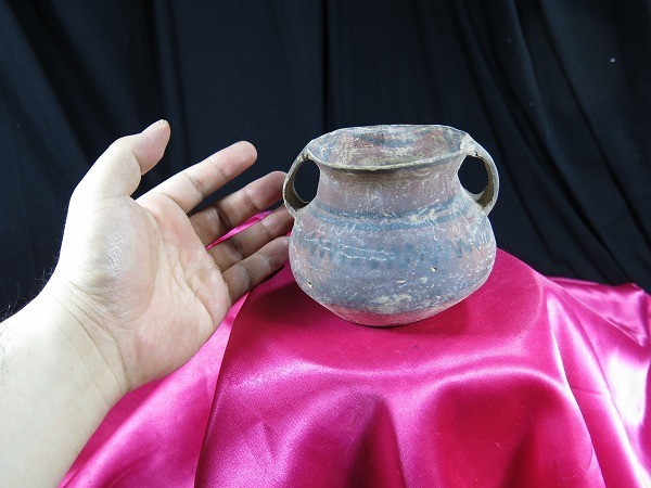 【送料無料/新品】 遺跡発掘品 紀元前 アンダーソン壺② B 彩色陶器 副葬品 中国 唐