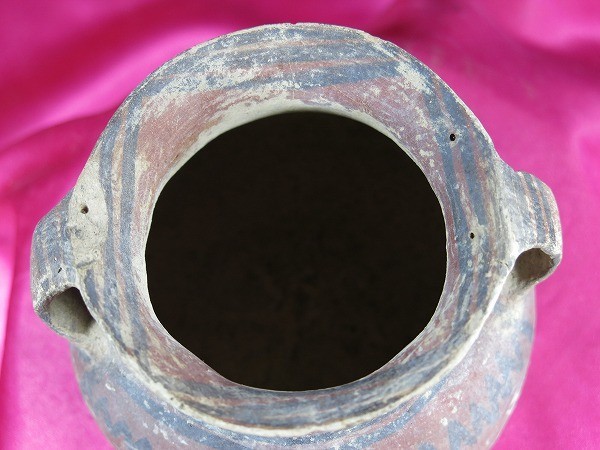 全信頼を寄せる B アンダーソン壺② 紀元前 遺跡発掘品 彩色陶器 中国 副葬品 唐
