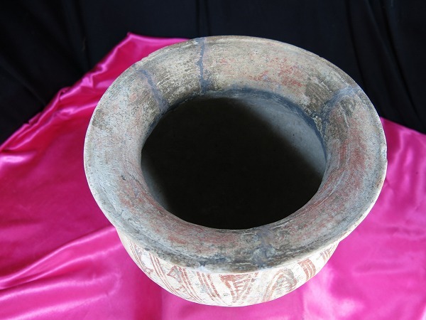 B バンチェン彩色土器 タイ王国 遺跡発掘品 紀元前1000年 ユネスコ世界遺産（文化遺産）陶器 の画像5