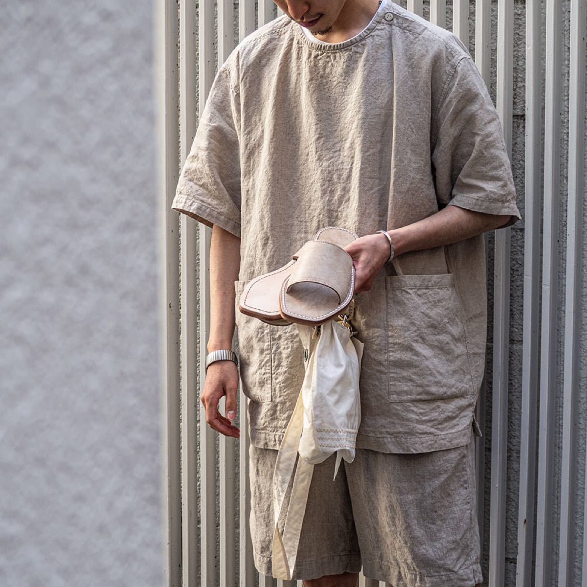 nest robe CONFECT ブラックリネン セットアップ|PayPayフリマ