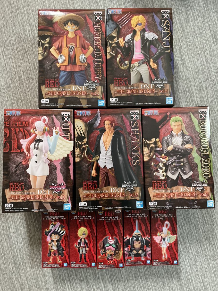 SALE／74%OFF】 ONE PIECE FILM RED DXF フィギュア セミコンプリート