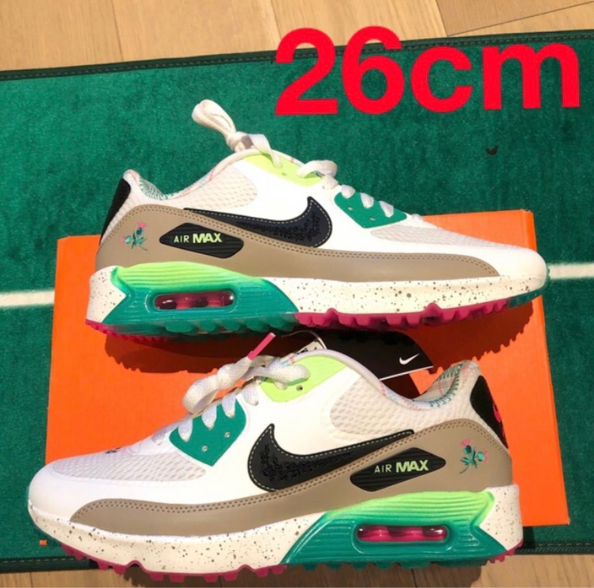 新品 26cm Nikeナイキ エアマックス 90 ゴルフシューズ G NRG|PayPay