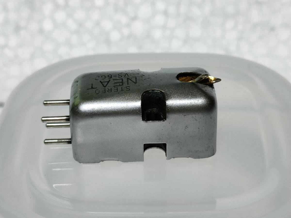 NEAT 消磁品 MMカートリッジ VS-600 ジャンク品_カンチレバー凹有り。