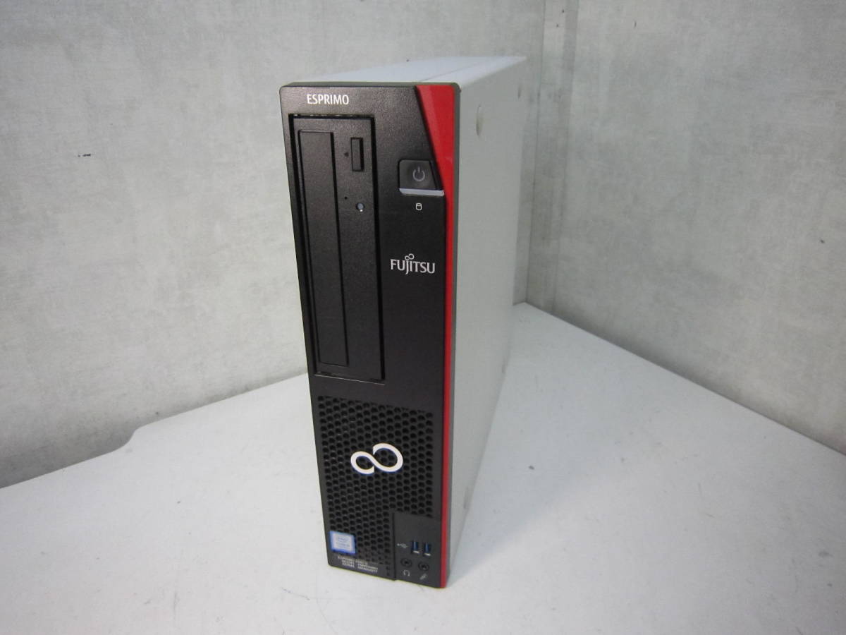 2154☆FUJITSU ESPRIMO D587/S Core i5-7500 HDD/無 メモリ/4GB BIOS