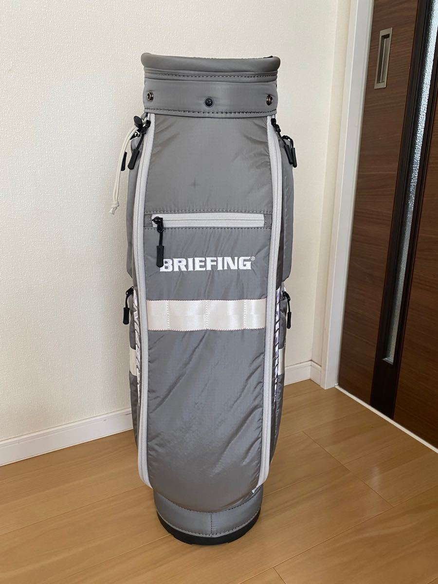 新品 BRIEFING ブリーフィング キャディバッグ CR-6灰色グレー 新品 BRIEFING ブリーフィング キャディバッグ CR-6灰色グレー