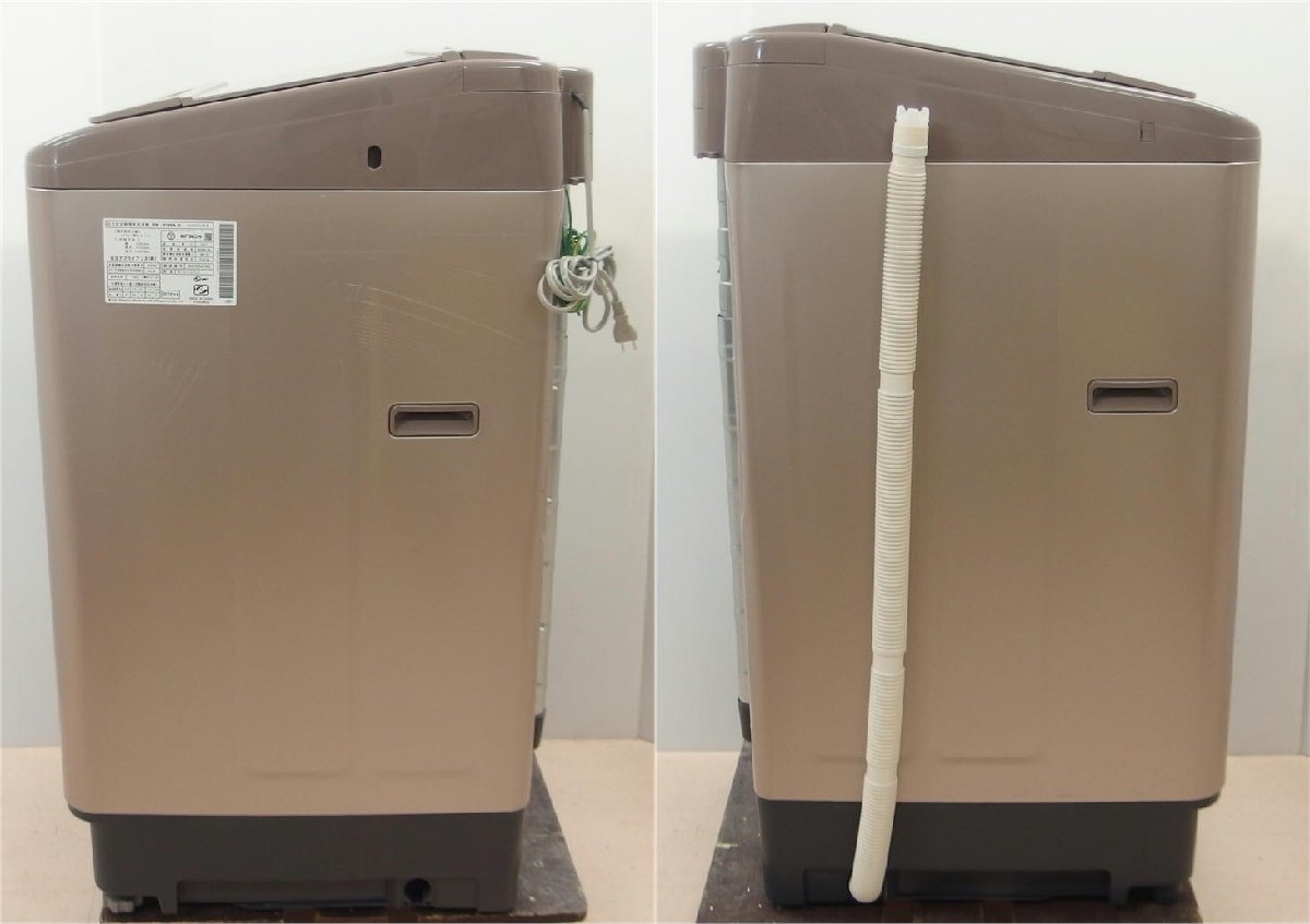 一般】HITACHI 日立/全自動洗濯機 10.0kg ビートウォッシュ シャンパン