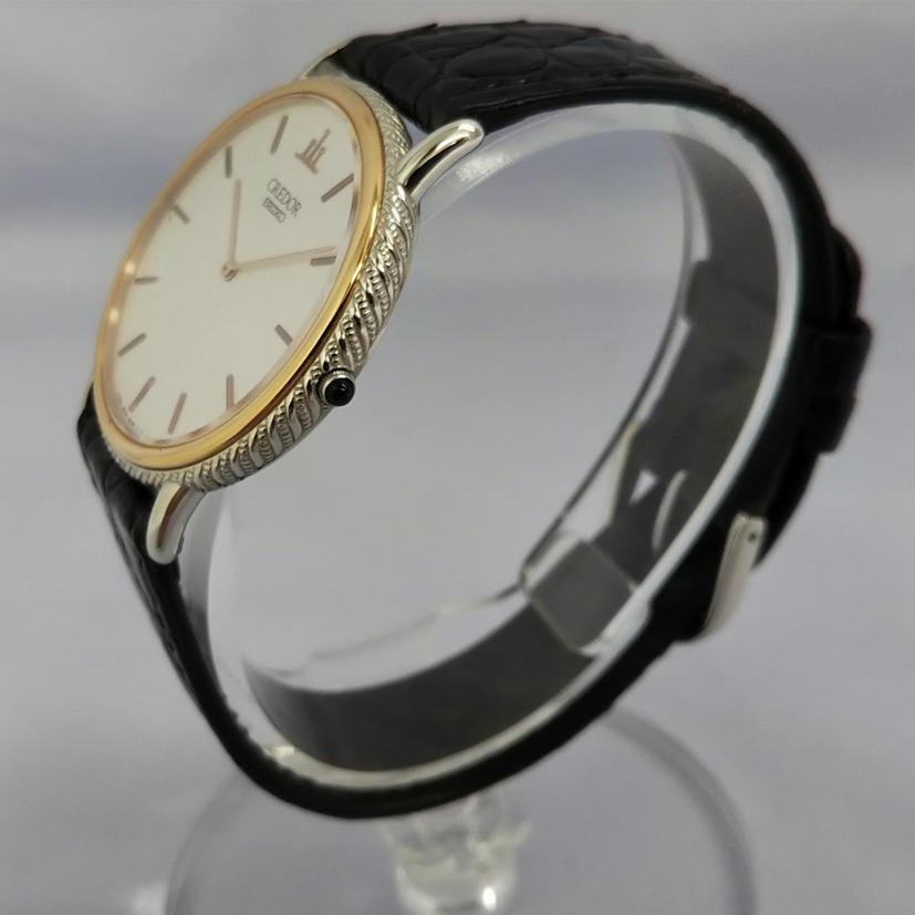 1円 良品 SEIKO セイコー/CREDOR クレドール 腕時計 18KT 稼働品/5A74-2E10/07(クレドール)｜売買された