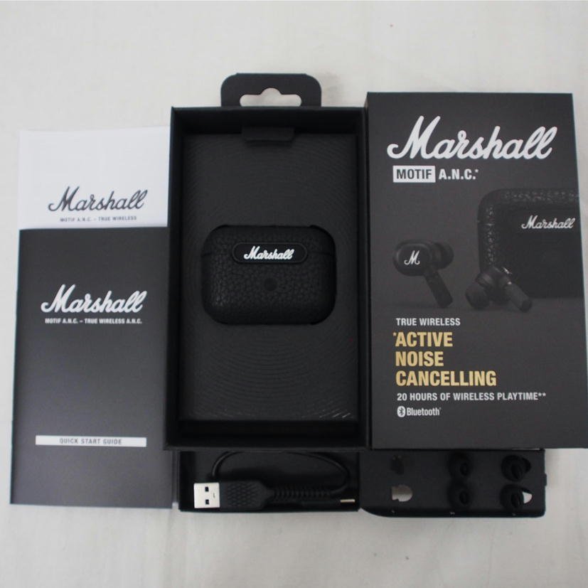 1円【一般】Marsall マーシャル/ノイズキャンセリング ワイヤレスイヤホン Bluetooth/MOTIF 