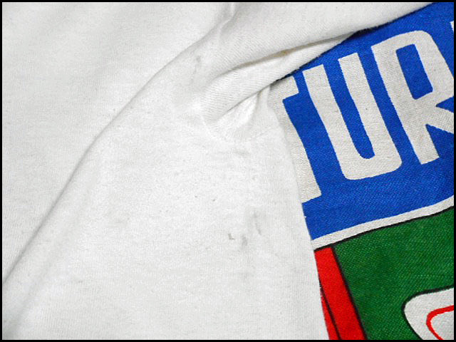 ★珍しいアメリカンギャグの1枚★Made in USA製アメリカ製ビンテージプリントTシャツ白色ホワイト70s70年代アメリカンコメディー_画像7