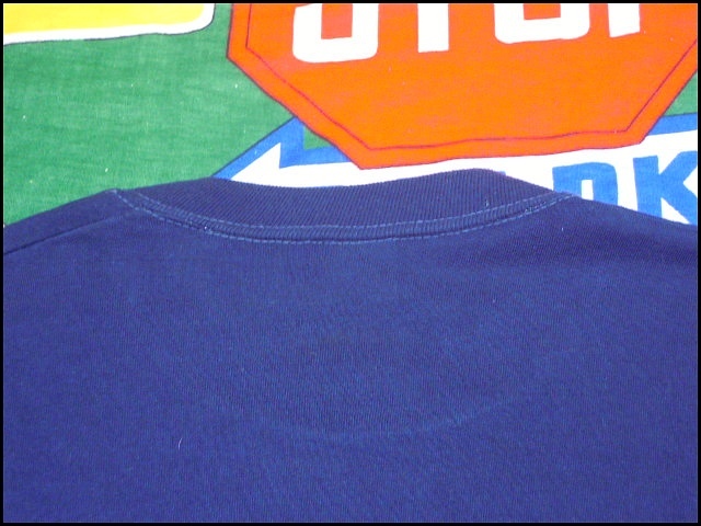 ☆シンプルで使い易い1枚でオススメ☆Made in USA製アメリカ製SPORTSWEARスポーツウェアビンテージクルーネックTシャツ濃紺NAVY80S80年代_画像5