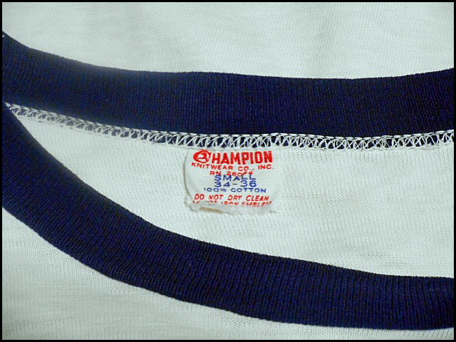 《USAFA》USA製アメリカ製ビンテージアメリカ軍米軍物プリントTシャツ染み込みランタグChampionチャンピオンランチャン60年代60s大文字_画像6
