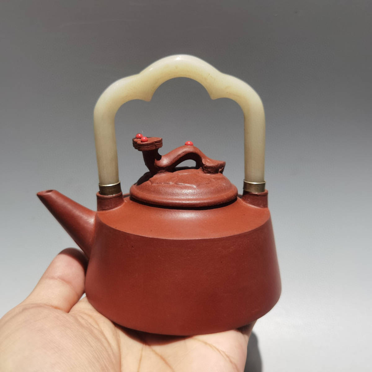超安い品質 【中国古美術・茶具・紫砂壺・玉嵌提梁壺・降坡泥・鮑玉華款】・茶壺・酒壺・急須・茶道具082309 施釉陶 - old-eshop.gabionylemon.sk 超安い品質 【中国古美術・茶具・紫砂壺・玉嵌提梁壺・降坡泥・鮑玉華款】・茶壺・酒壺・急須・茶道具082309 施釉陶 - old-eshop.gabionylemon.sk