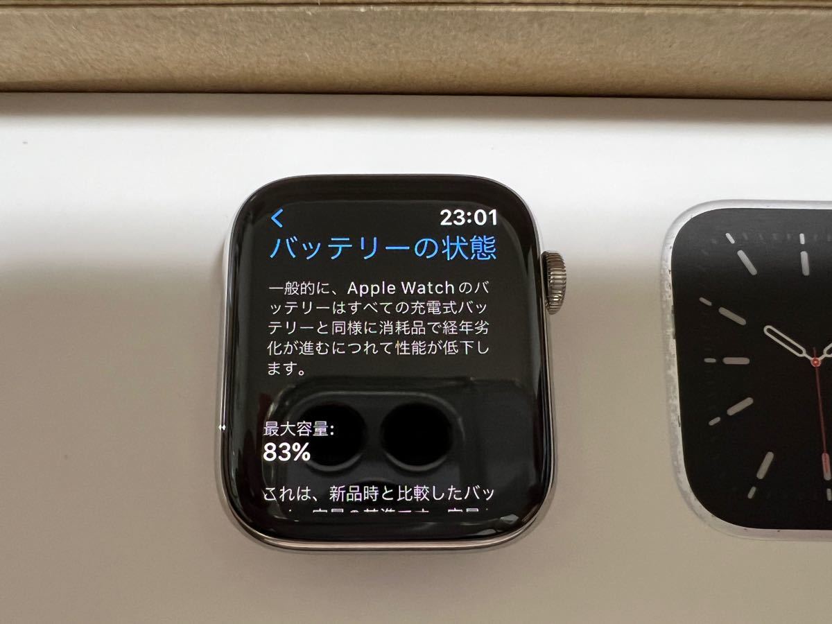 注目 新品同様 Apple Watch Series 6 44mm シルバーステンレス その他
