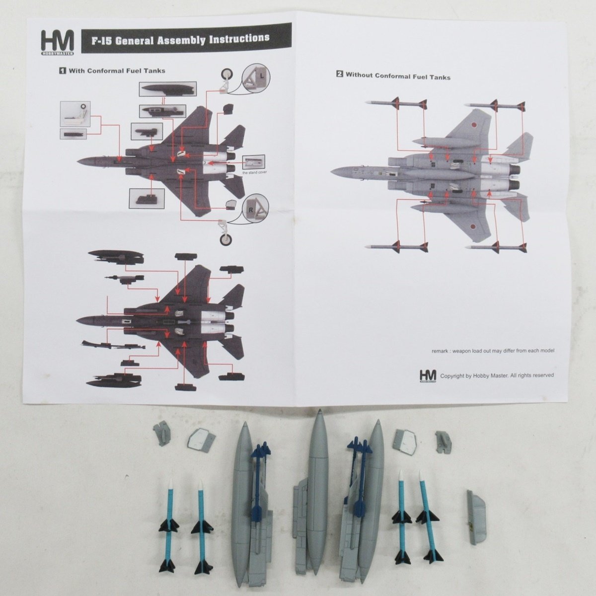 ホビーマスター 1/72 F-15J 航空自衛隊 飛行開発実験団 #02-8801 ホビーマスター 1/72 F-15J 航空自衛隊 飛行開発実験団 #02-8801