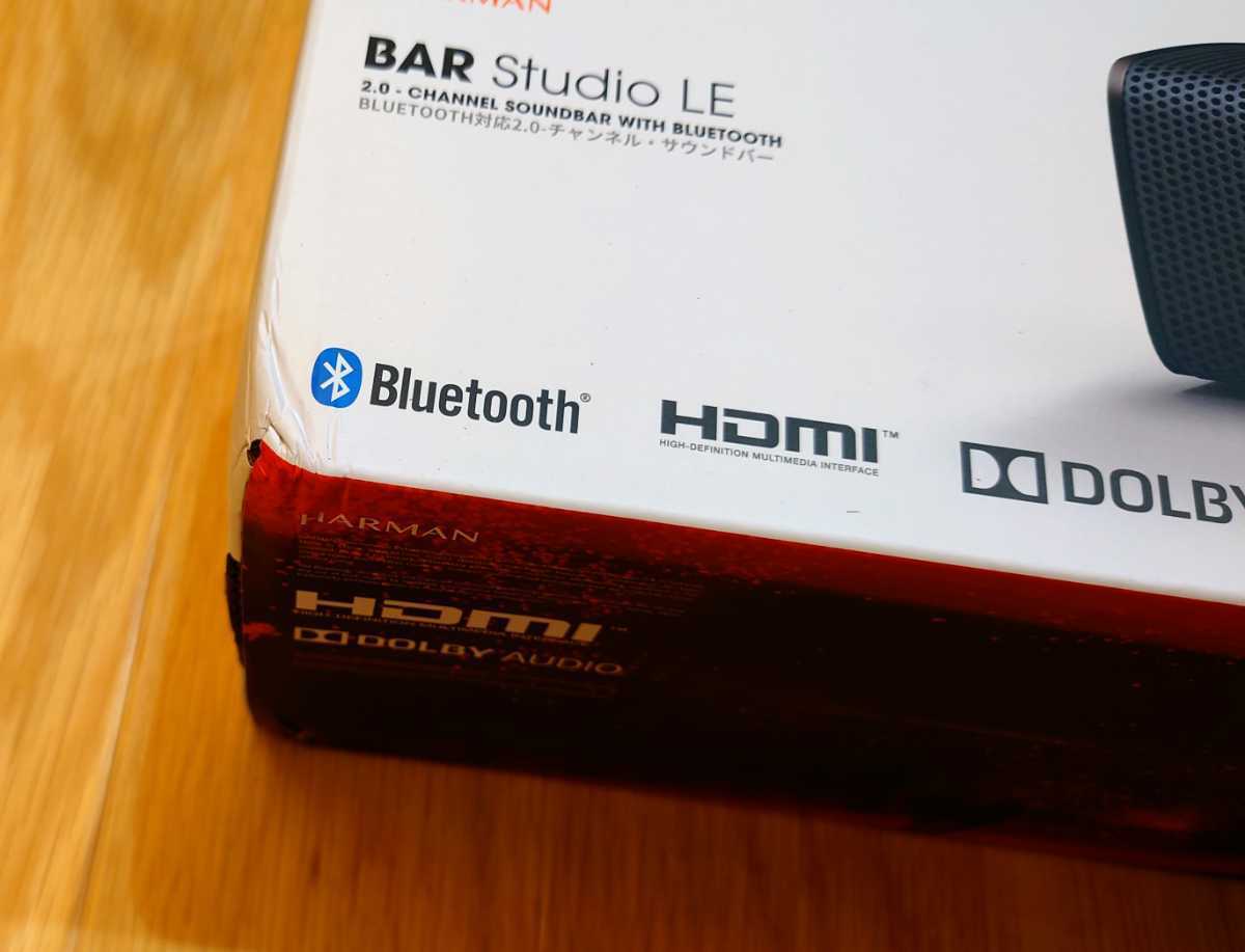 【未開封・未使用品】JBL Bar Studio LE JBLBARSLEBLKJN 2.0ch サウンドバー  Bluetooth/HDMI/ARC対応 シャイニーブラック ホームシアター