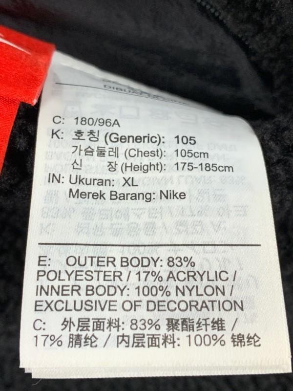NIKE/ナイキ/希少XL/AS M NSW VW SWSH FULL ZIP JKT/Big Swoosh Boa Jacket/ビッグスウォッシュボアジャケット/リバーシブル/ジップアップ_画像10