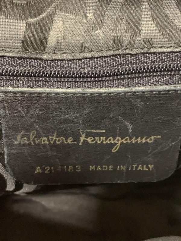 Salvatore Ferragamo/サルヴァトーレ フェラガモ/ヴァラ/レザーショルダーバッグ/vintage/ヴィンテージ/オールド_画像8