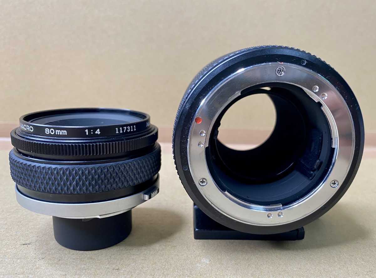 Olympus ZUIKO AUTO-1:1 MACRO 80mm f/ 4 オリンパス オート