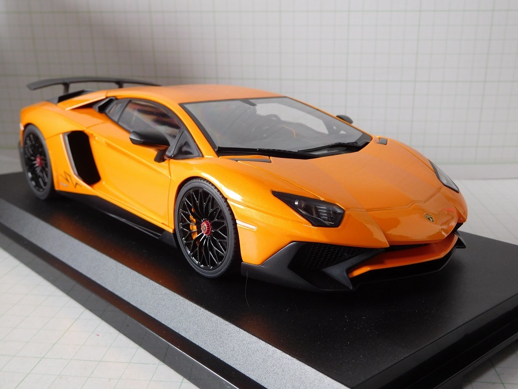 ◎京商 1/18 ランボルギーニ アヴェンタドール SV オレンジ