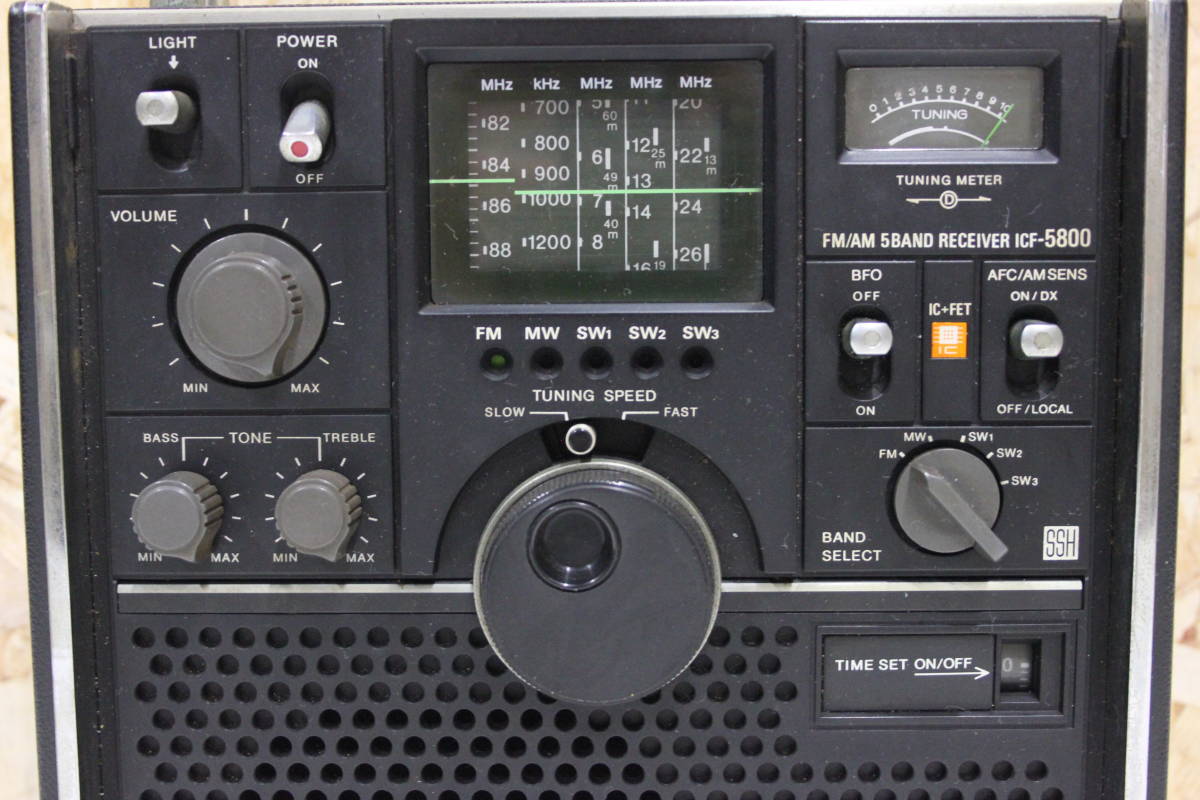 TF08070 SONY ICF-5800 スカイセンサー ラジオ 難あり 現状品