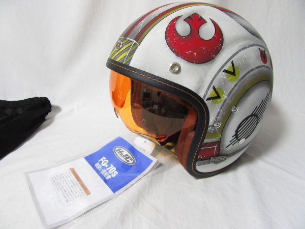 入手困難 未使用品】スターウォーズ STARWARS 公式 HJC FG-70S X 入手困難 未使用品】スターウォーズ STARWARS 公式 HJC FG-70S X
