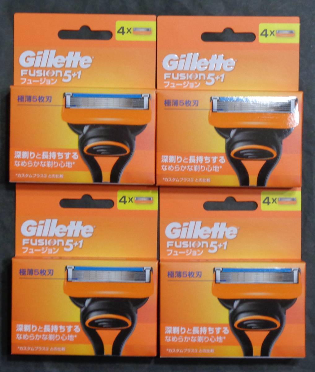 ■Gillette Fusion 5 1■ ジレット フュージョン 5 1 ■替刃4個入×4計16個